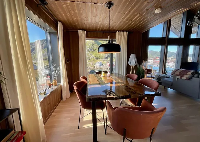 Feriehus Oceanfront In Lofoten With Panoramic View