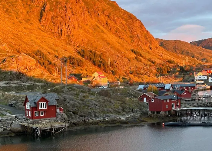 Oceanfront In Lofoten With Panoramic View