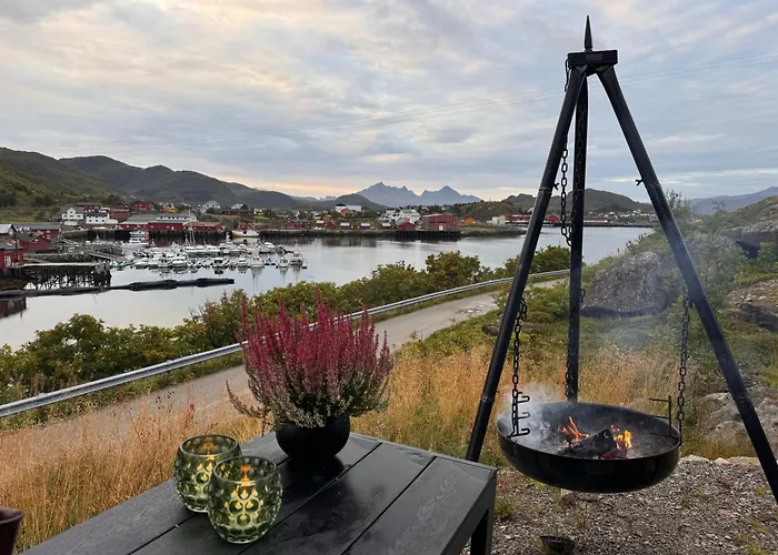 Tatil Evi Oceanfront Cabin In Lofoten With Panoramic View Ballstad