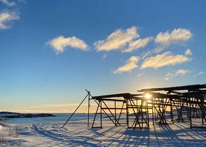 Oceanfront Cabin In Lofoten With Panoramic View Tatil Evi *