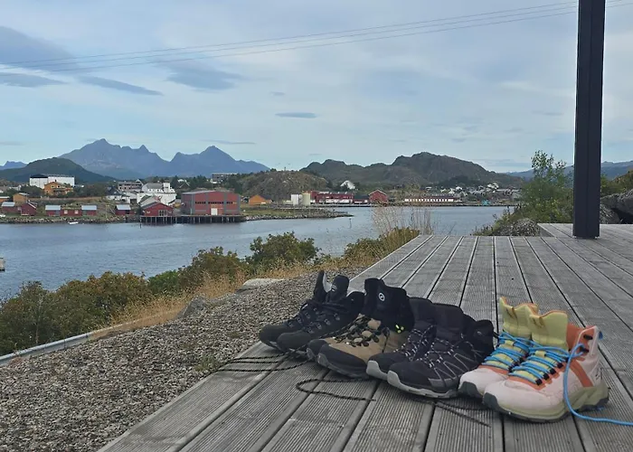Oceanfront Cabin In Lofoten With Panoramic View Ballstad