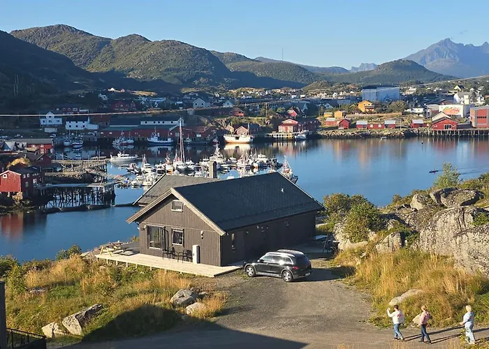Oceanfront Cabin In Lofoten With Panoramic View Ballstad