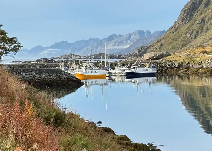 Oceanfront Cabin In Lofoten With Panoramic View Tatil Evi