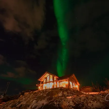 Oceanfront In Lofoten With Panoramic View